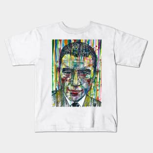 YUKIO MISHIMA watercolor and ink portrait.2 Kids T-Shirt